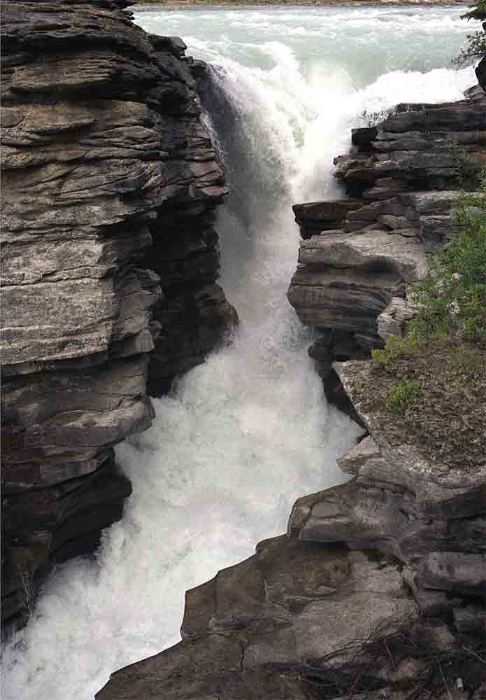 84 - Canada - parque nacional de Jasper, cataratas Athabasca